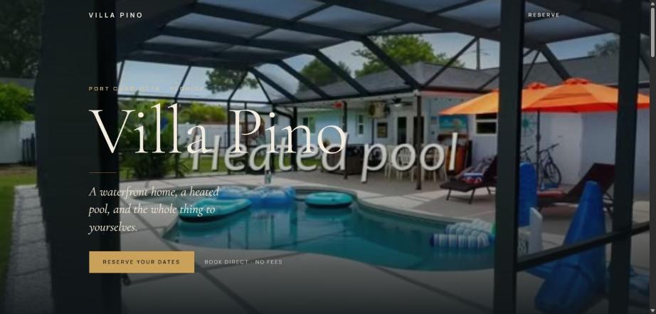 Web de Villa Pino